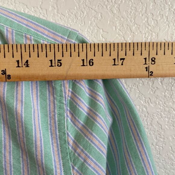 Ralph Lauren Striped Custom Fit Cotton Button Down Shirt Size L (Kids) - Picture 2 of 6